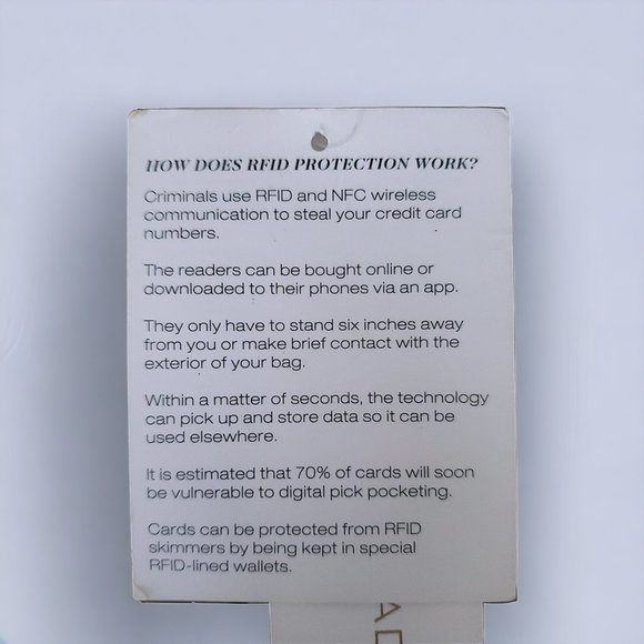 ADRIENNE VITTADINI Iridescent RFID Protected Clutch Wallet - Picture 7 of 7